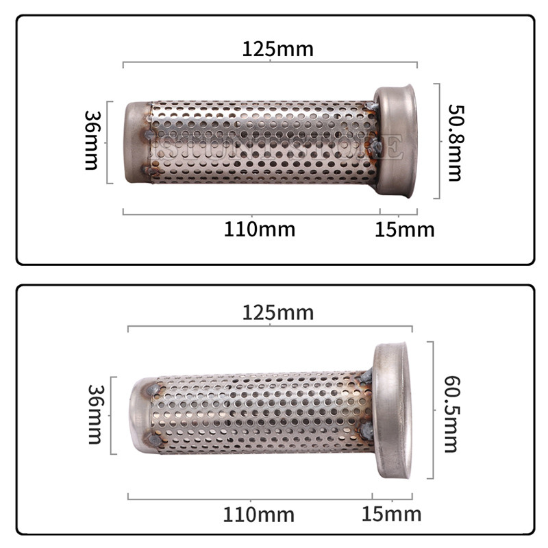 51 mm-es 60,5 mm-es univerzális motorkerékpár kipufogó hangtompító hangtompító hátsó nyomás DB gyilkos katalitikus törlés zajhang kiszökés megszüntetése