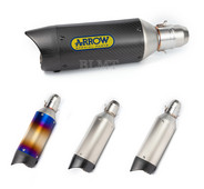 51 mm univerzálny motocyklový tlmič výfuku z uhlíkových vlákien Arrow s upraveným výfukom s DB Killer pre Z900 MT07 R3 R25 MT09 Z400