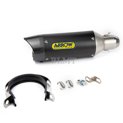 51 mm univerzálny motocyklový tlmič výfuku z uhlíkových vlákien Arrow s upraveným výfukom s DB Killer pre Z900 MT07 R3 R25 MT09 Z400