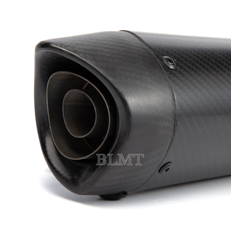 51 mm univerzálny motocyklový tlmič výfuku z uhlíkových vlákien Arrow s upraveným výfukom s DB Killer pre Z900 MT07 R3 R25 MT09 Z400