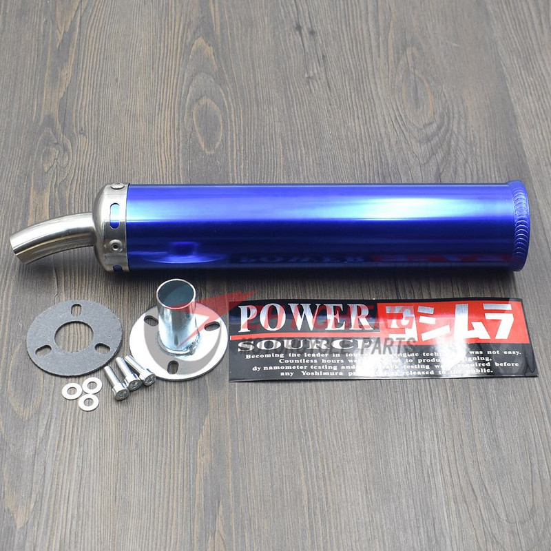 50-250CC universalus dvitaktis paspirtukas purvo motociklų lenktynių išmetimo duslintuvas tylos duslintuvas 2 taktų motociklo išmetimo vamzdžio duslintuvas