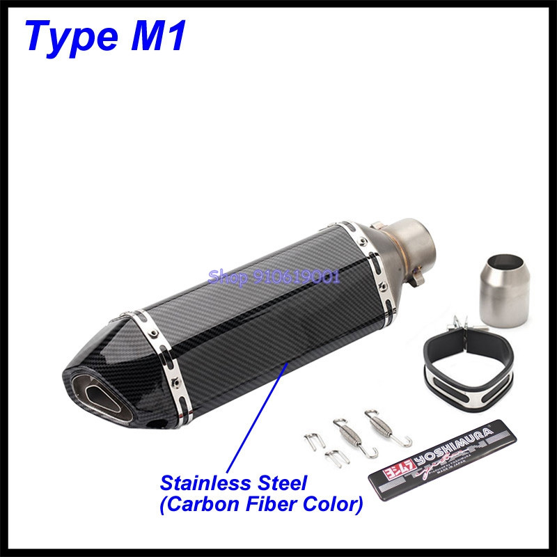 Įleidimo 51 mm motociklo išmetimo vamzdžio duslintuvas Yoshimura Escape Moto Universal, skirtas GSR 600 750 GSXR 1000 1300 PCX TMAX KTM ER6N ir kt.