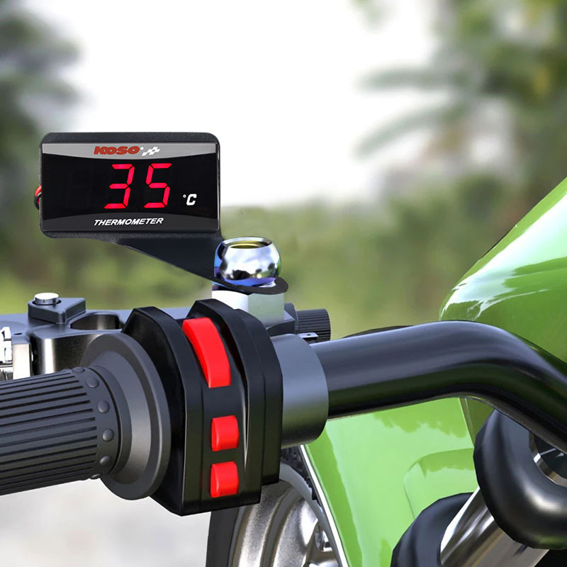 koso cilindro galvutės temperatūros matuoklis, skirtas nmax cb500x adapteriui paspirtukui ir lenktyniniam motociklui termometras 10/14 mm raudonos spalvos