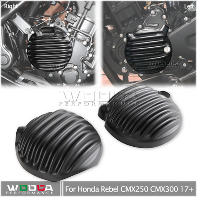 Мотоциклети Защита на капака на двигателя за HONDA Rebel CMX 300 250 CMX300 CMX250 Аксесоари Diablo Custom Side Guard Frame Silder