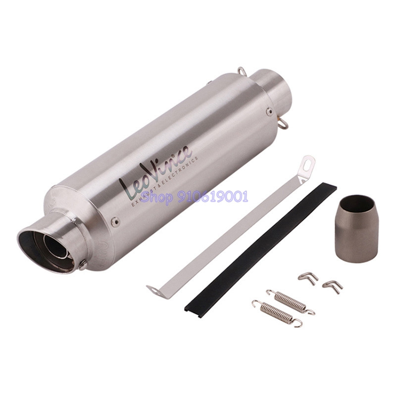 Sisselaskeava 51 mm E-märk LeoVince mootorratta väljalasketoru mootorratta summuti DB tapja summuti süsinikkiust vasak ja parem laservalmistamine