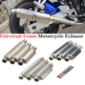 38-51MM universalus Yoshimura motociklo išmetimo duslintuvas DB Killer Moto Pipe motociklas 100cc-1000cc ATV GP motoroleris