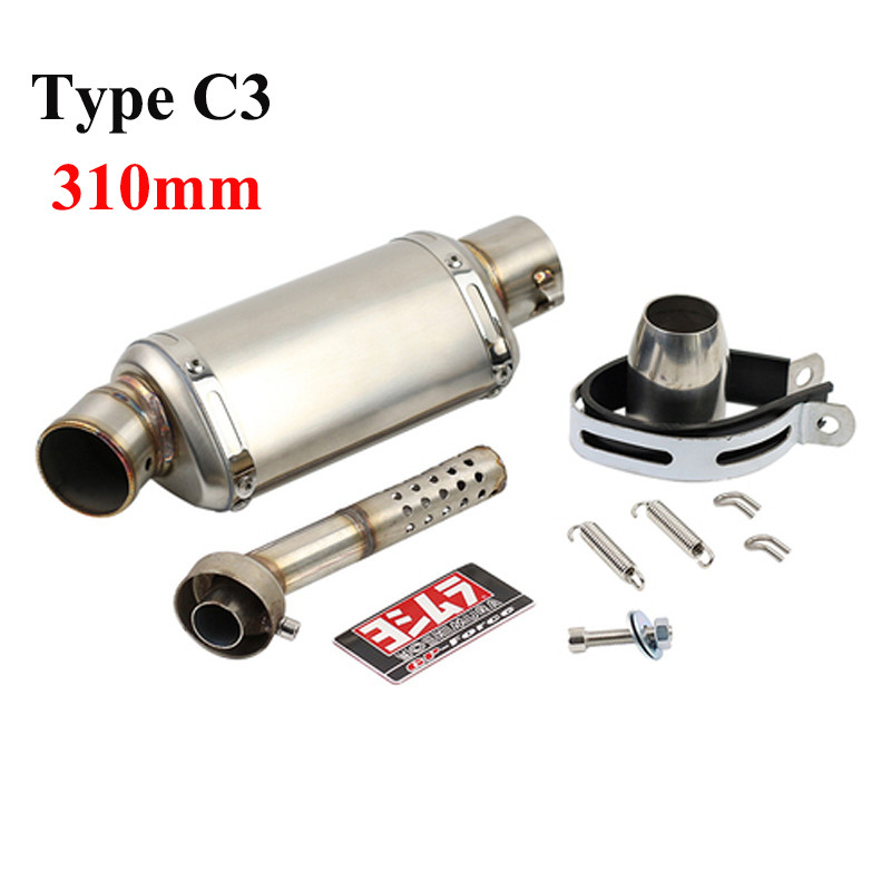 38-51MM universalus Yoshimura motociklo išmetimo duslintuvas DB Killer Moto Pipe motociklas 100cc-1000cc ATV GP motoroleris