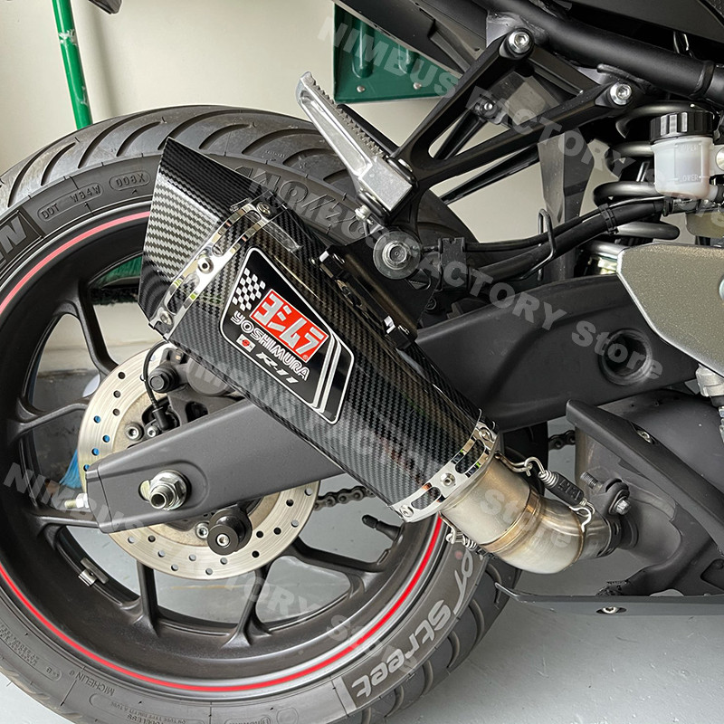 Slip-on jaoks Yamaha R3 R30 MT03 R25 väljalasketoru keskmine ühendustoru Yoshimura evakuatsioonisummuti adapter 51 mm ühendustoru koos DB Killeriga