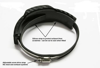 Univerzális Super Motard kipufogó-/kipufogó-védő motorkerékpár kipufogó-tartozékok