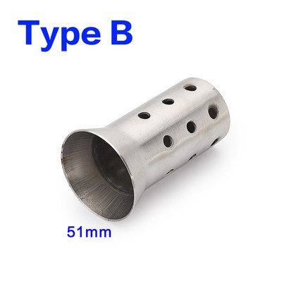 db killer Motociklo išmetimo duslintuvas Nerūdijantis plienas Reguliuojamas db killer duslintuvas Triukšmo pašalinimas 51mm 60mm Slip-on
