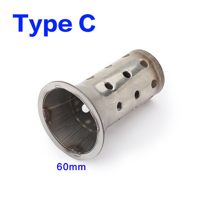 db killer Motociklo išmetimo duslintuvas Nerūdijantis plienas Reguliuojamas db killer duslintuvas Triukšmo pašalinimas 51mm 60mm Slip-on