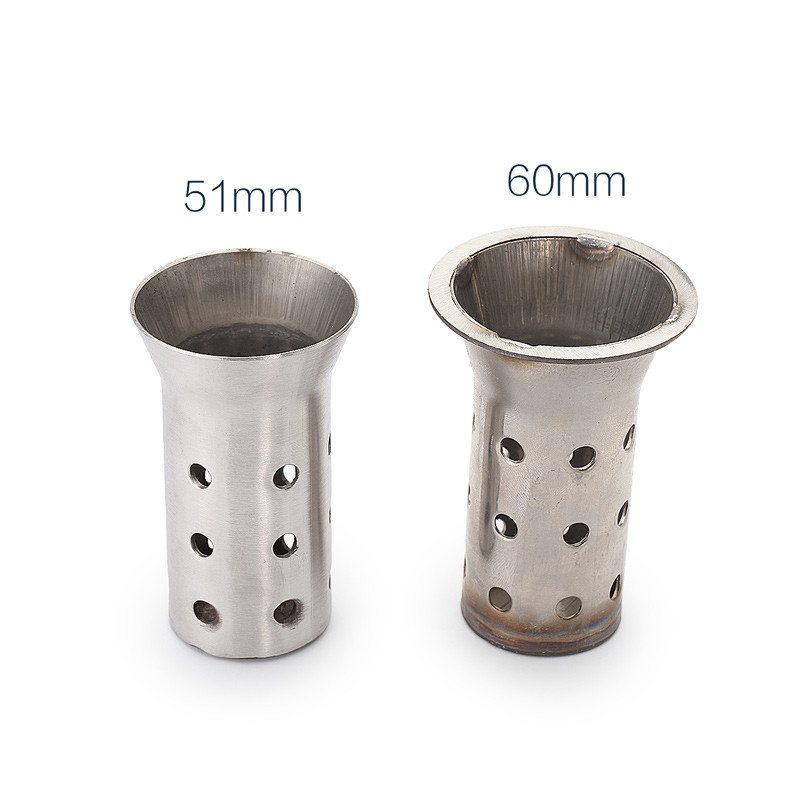 db killer Motociklo išmetimo duslintuvas Nerūdijantis plienas Reguliuojamas db killer duslintuvas Triukšmo pašalinimas 51mm 60mm Slip-on