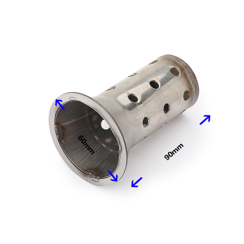 db killer Motociklo išmetimo duslintuvas Nerūdijantis plienas Reguliuojamas db killer duslintuvas Triukšmo pašalinimas 51mm 60mm Slip-on