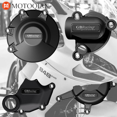 Протектор на капака на двигателя за Ducati 848 GB Racing 2008 2009 2010 2011 2012 2013 Защита на корпуса на двигателя на мотоциклет Комплект предпазители на двигателя