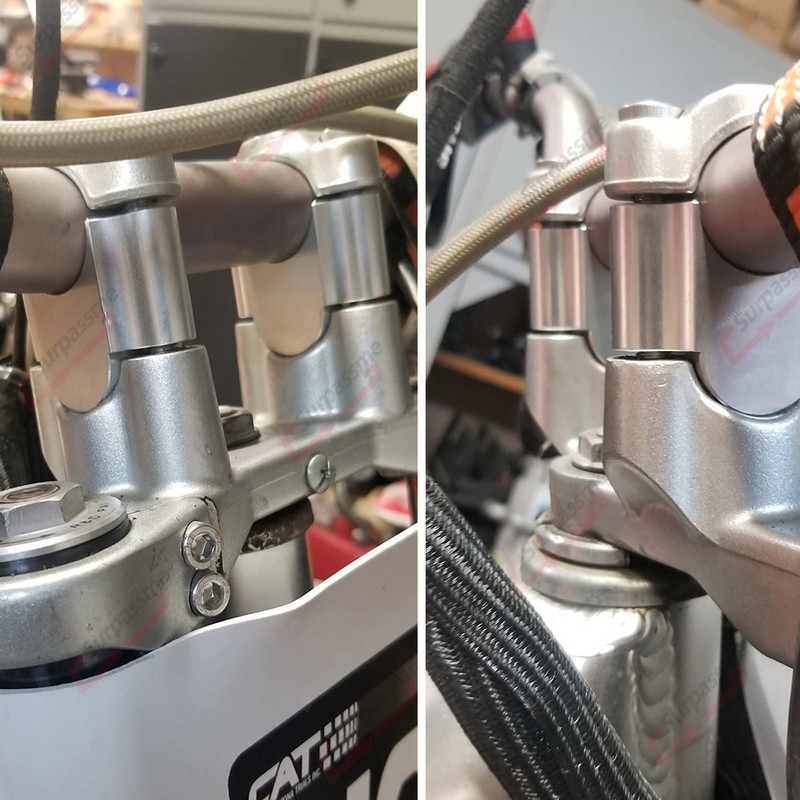 2 ks Univerzálne zdviháky riadidiel motocykla 22 mm 7/8" 28 mm 1 1/8'' CNC svorka na zdviháky riadidiel pre YAMAHA MT07 MT09 pre Kawasaki