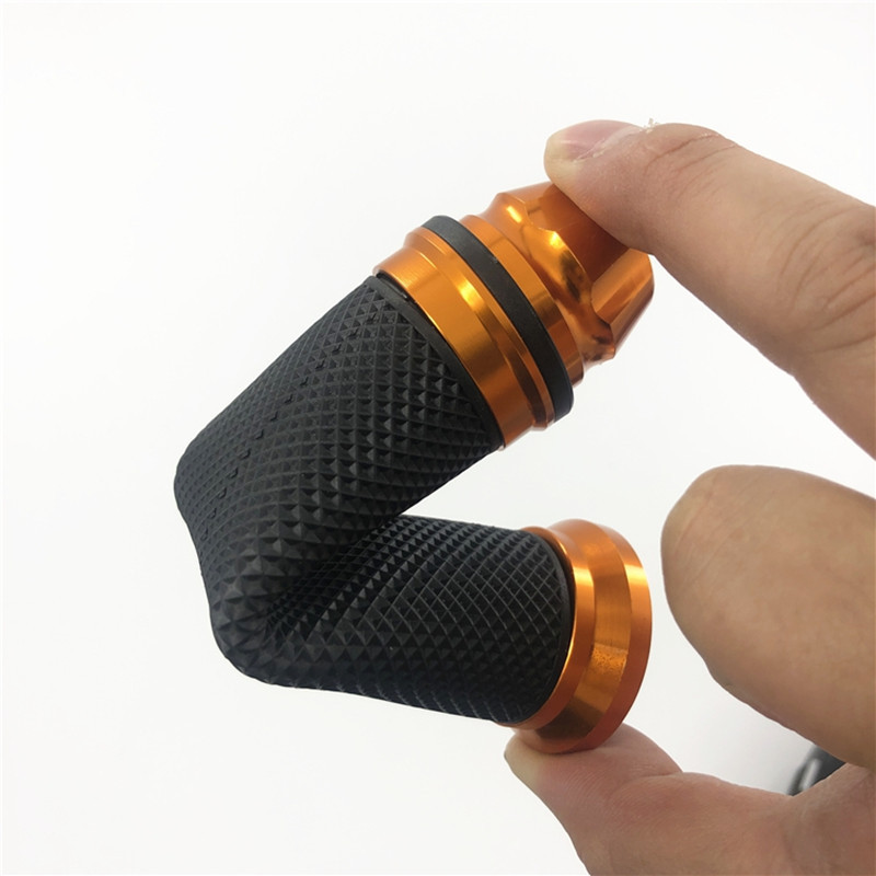 22mm 7'8 Univerzálna riadidlá pre motocykel a skúter, gumená rukoväť, brzdová páka, sada rukovätí