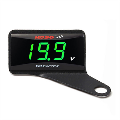 Voltmetru digital KOSO pentru motociclete pentru NVX NMAX TMAX XMAX 300 LED mini 6V 12V Indicator electricitate electromobil Voltimetru auto