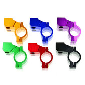 2 ks univerzálny 10 mm adaptér na upevnenie spätného zrkadla na motocykel, držiak, svorka, skrutka 7/8 '' riadidlá, príslušenstvo pre motocykle a skútre