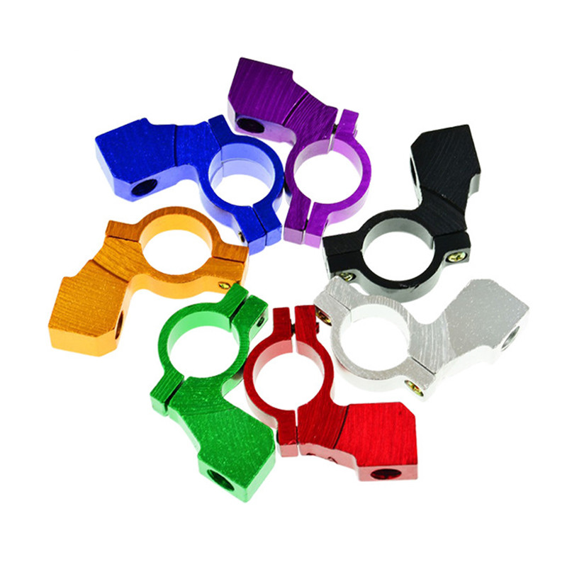 2 ks univerzálny 10 mm adaptér na upevnenie spätného zrkadla na motocykel, držiak, svorka, skrutka 7/8 '' riadidlá, príslušenstvo pre motocykle a skútre