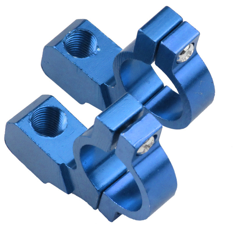 2 ks univerzálny 10 mm adaptér na upevnenie spätného zrkadla na motocykel, držiak, svorka, skrutka 7/8 '' riadidlá, príslušenstvo pre motocykle a skútre