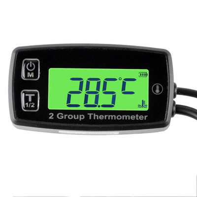 Цифров 2 TEMP METER Термометър Температурен сензор Измервател за Pit Bike Motorcycle Generator Snowmobile Engine Oil RL-TM004