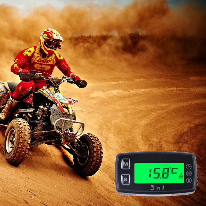 Digitálny teplomer s 2 TEPLOTAMI pre motorový olej pre motorový olej pre pit bike, motocykel, generátor, snežný skúter RL-TM004