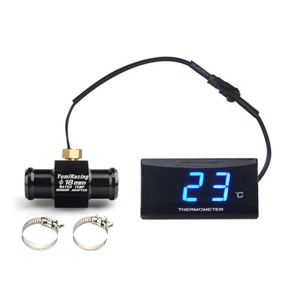 Mini contor de temperatură a apei KOSO pentru motociclete pentru XMAX250 300 NMAX CB 400 CB500X Adaptor pentru temperatura apei pentru scuter și curse