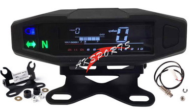 Novi motociklistički LCD brzinomjer, digitalni odemetar, električno ubrizgavanje i mjerač karburatora za ruski KR200