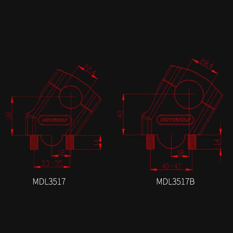 2022 NOVÝ Motocykel 22mm 28mm Zvýšenie riadidiel Svorka na upevnenie riadidiel pre Kawasaki Suzuki Honda Ducati Aprilia