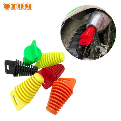 OTOM Motocyklový tlmič výfuku, veľká veľkosť, tlmič výfuku, chránič motora, gumené zátky pre univerzálny ATV UTV Motocross