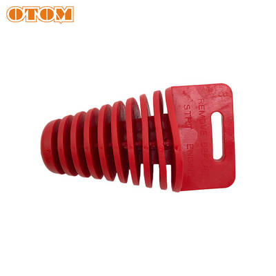 OTOM Motocyklový tlmič výfuku, veľká veľkosť, tlmič výfuku, chránič motora, gumené zátky pre univerzálny ATV UTV Motocross