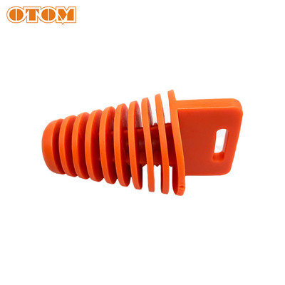 OTOM Motocyklový tlmič výfuku, veľká veľkosť, tlmič výfuku, chránič motora, gumené zátky pre univerzálny ATV UTV Motocross