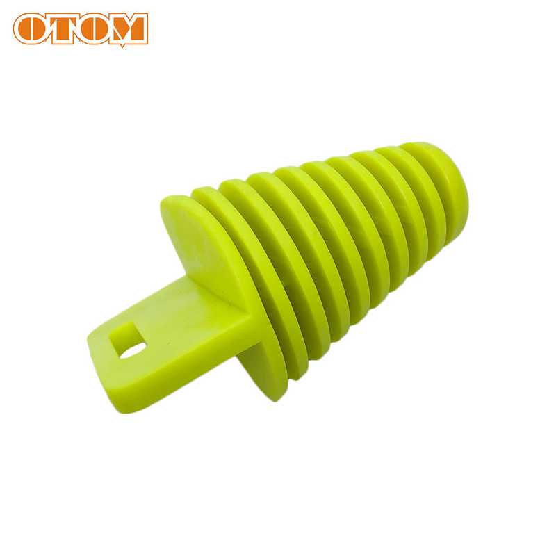 OTOM Motocyklový tlmič výfuku, veľká veľkosť, tlmič výfuku, chránič motora, gumené zátky pre univerzálny ATV UTV Motocross