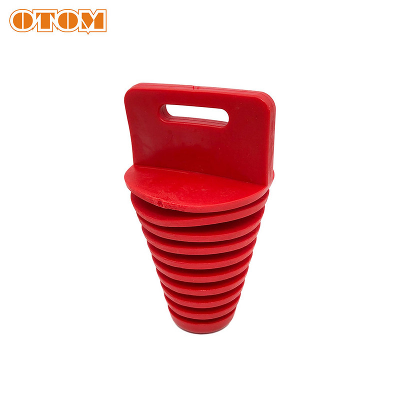 OTOM Motocyklový tlmič výfuku, veľká veľkosť, tlmič výfuku, chránič motora, gumené zátky pre univerzálny ATV UTV Motocross