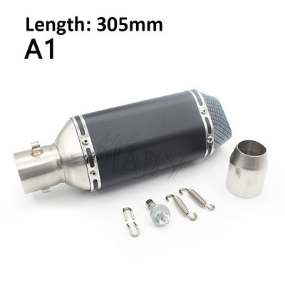 51 mm universalus motociklo lazerinis išmetimo duslintuvas vamzdžio duslintuvas DB Killer Pitbike Escape Motocross NMAX skirtas AK MT09 Racer GTS