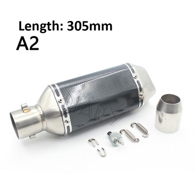 51 mm universalus motociklo lazerinis išmetimo duslintuvas vamzdžio duslintuvas DB Killer Pitbike Escape Motocross NMAX skirtas AK MT09 Racer GTS