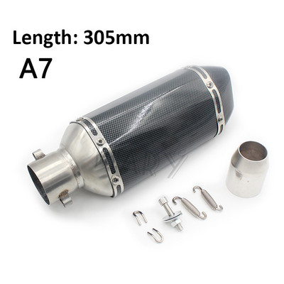 51 mm universalus motociklo lazerinis išmetimo duslintuvas vamzdžio duslintuvas DB Killer Pitbike Escape Motocross NMAX skirtas AK MT09 Racer GTS