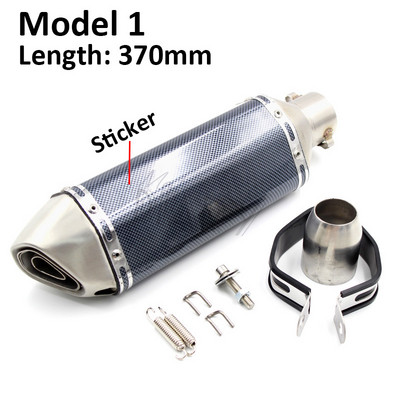 51 mm universalus motociklo lazerinis išmetimo duslintuvas vamzdžio duslintuvas DB Killer Pitbike Escape Motocross NMAX skirtas AK MT09 Racer GTS