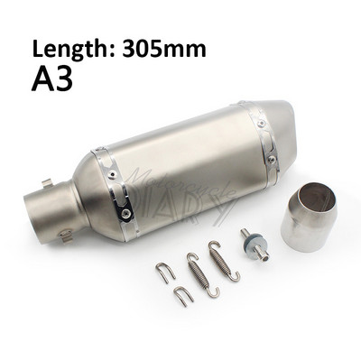 51 mm universalus motociklo lazerinis išmetimo duslintuvas vamzdžio duslintuvas DB Killer Pitbike Escape Motocross NMAX skirtas AK MT09 Racer GTS