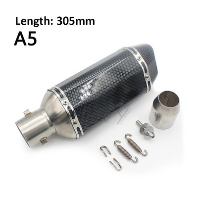 51 mm universalus motociklo lazerinis išmetimo duslintuvas vamzdžio duslintuvas DB Killer Pitbike Escape Motocross NMAX skirtas AK MT09 Racer GTS