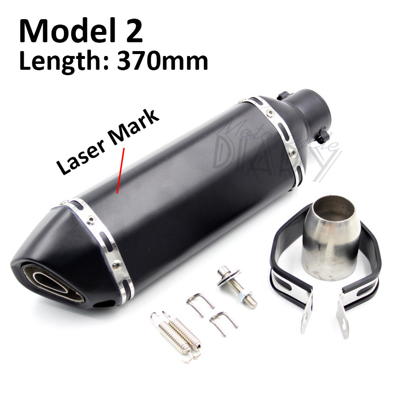 51 mm universalus motociklo lazerinis išmetimo duslintuvas vamzdžio duslintuvas DB Killer Pitbike Escape Motocross NMAX skirtas AK MT09 Racer GTS