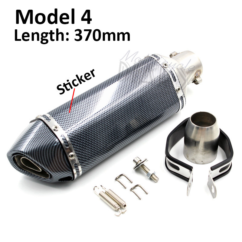 51 mm universalus motociklo lazerinis išmetimo duslintuvas vamzdžio duslintuvas DB Killer Pitbike Escape Motocross NMAX skirtas AK MT09 Racer GTS