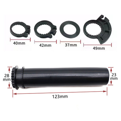 Pre Vespa Piaggio GTV GTS LX 125/250/300 Medley 125 Primavera 150 Sprint 50/125/150 Rukoväť riadidiel 7/8"22mm hliníková rukoväť riadidiel