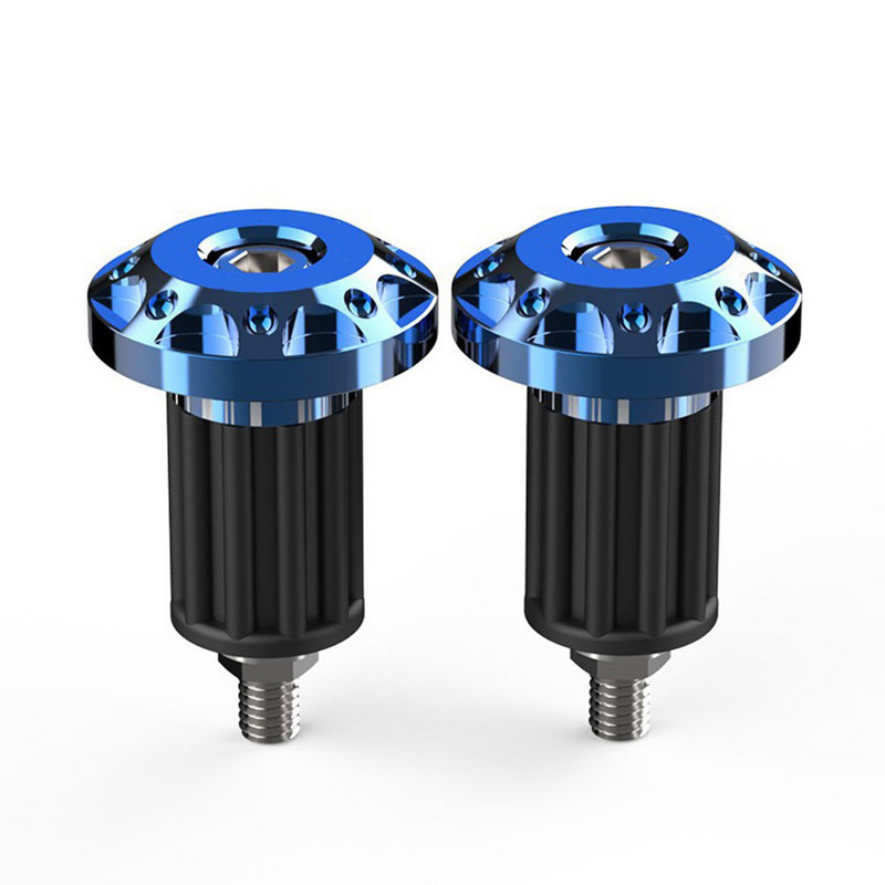 2 ks CNC rukoväte na riadidlá motocykla, koncovky riadidiel, posuvníky z hliníka pre rukoväť motocykla 16-18 mm, príslušenstvo pre motocykle