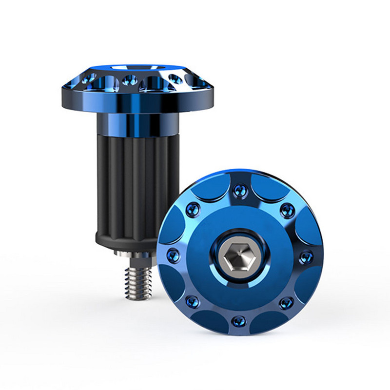 2 ks CNC rukoväte na riadidlá motocykla, koncovky riadidiel, posuvníky z hliníka pre rukoväť motocykla 16-18 mm, príslušenstvo pre motocykle