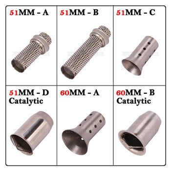 60 mm 51 mm DB Killer Универсален мотоциклет Yoshimura Заглушител на потока на изпускателната система Шумно елиминатор Moto Escape Заглушител Mivv Slip On