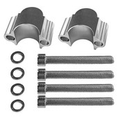 1 pár upínacích stien riadidiel, CNC hliníkové stienky, univerzálne pre 7/8 1-1/8 palcové riadidlá motocykla 22/28 mm