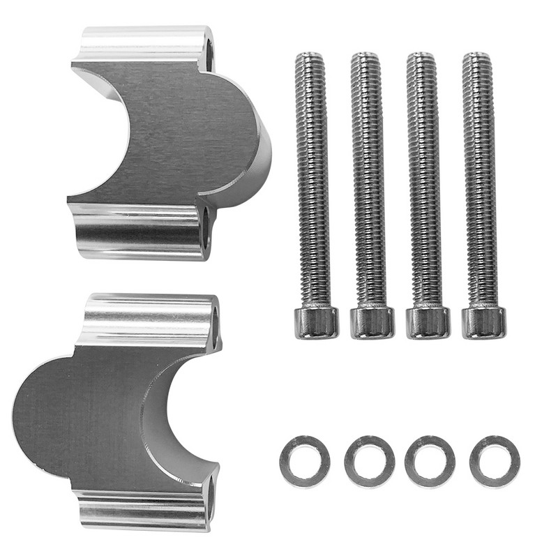 1 pár upínacích stien riadidiel, CNC hliníkové stienky, univerzálne pre 7/8 1-1/8 palcové riadidlá motocykla 22/28 mm