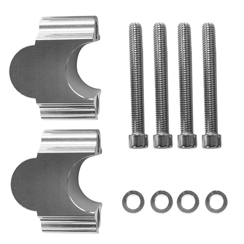 1 pár upínacích stien riadidiel, CNC hliníkové stienky, univerzálne pre 7/8 1-1/8 palcové riadidlá motocykla 22/28 mm