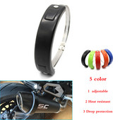 Motocyklové príslušenstvo Univerzálny oválny chránič výfuku 100MM-140MM, kryt pre HONDA CB 300F CB400F CB500F CB500X, čierny